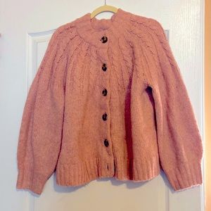 Madewell Cable-knit Cardigan